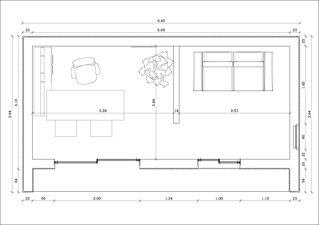 B20 concept plan avec côtes